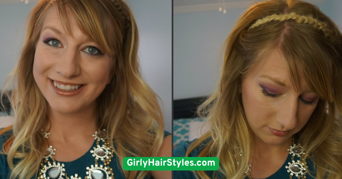 Braided Headband with Loose Waves