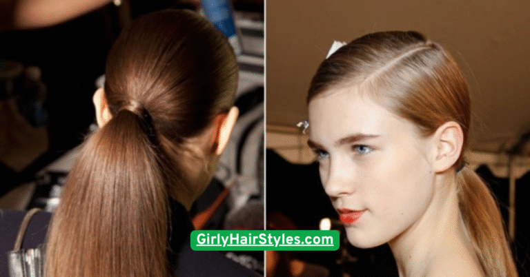 Sleek Low Ponytail