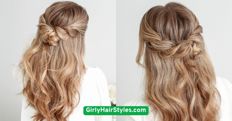 Half-Up Twisted Crown