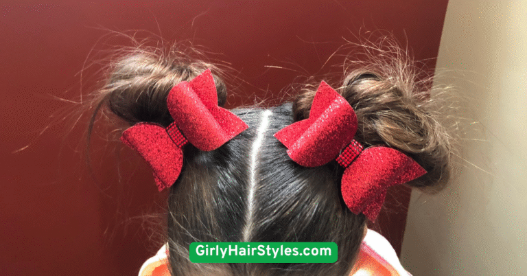Mini Pigtails with Colorful Bows