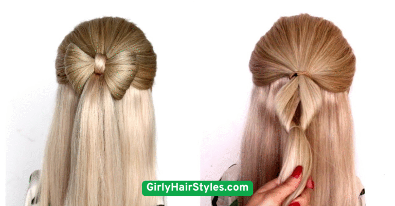The Classic Half-Up Bow Style