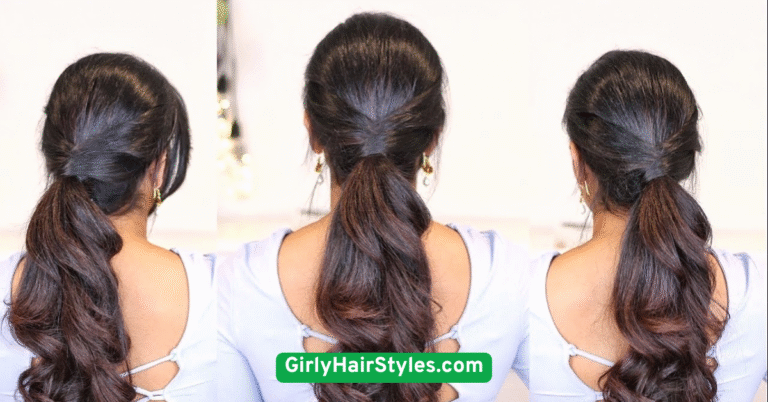Twisted Low Ponytail