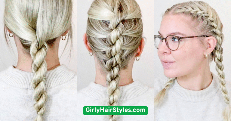 Twisted Rope Ponytail