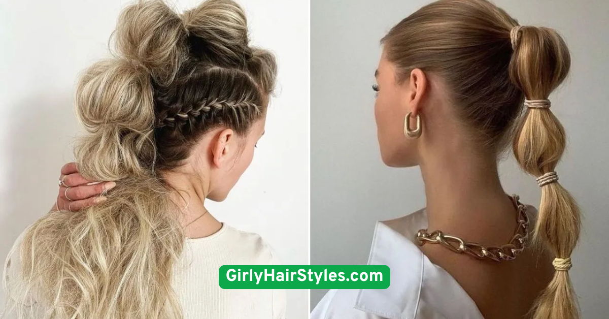 Bubble Braid Ponytail