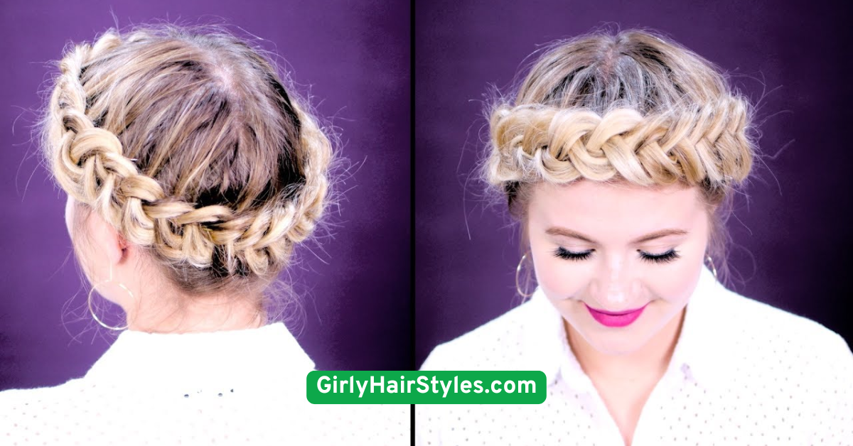 Crown Braid for Short Hair