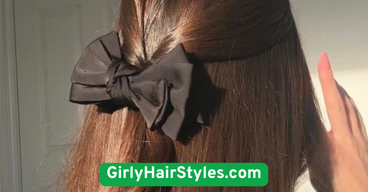 Half-Up Bow Bun