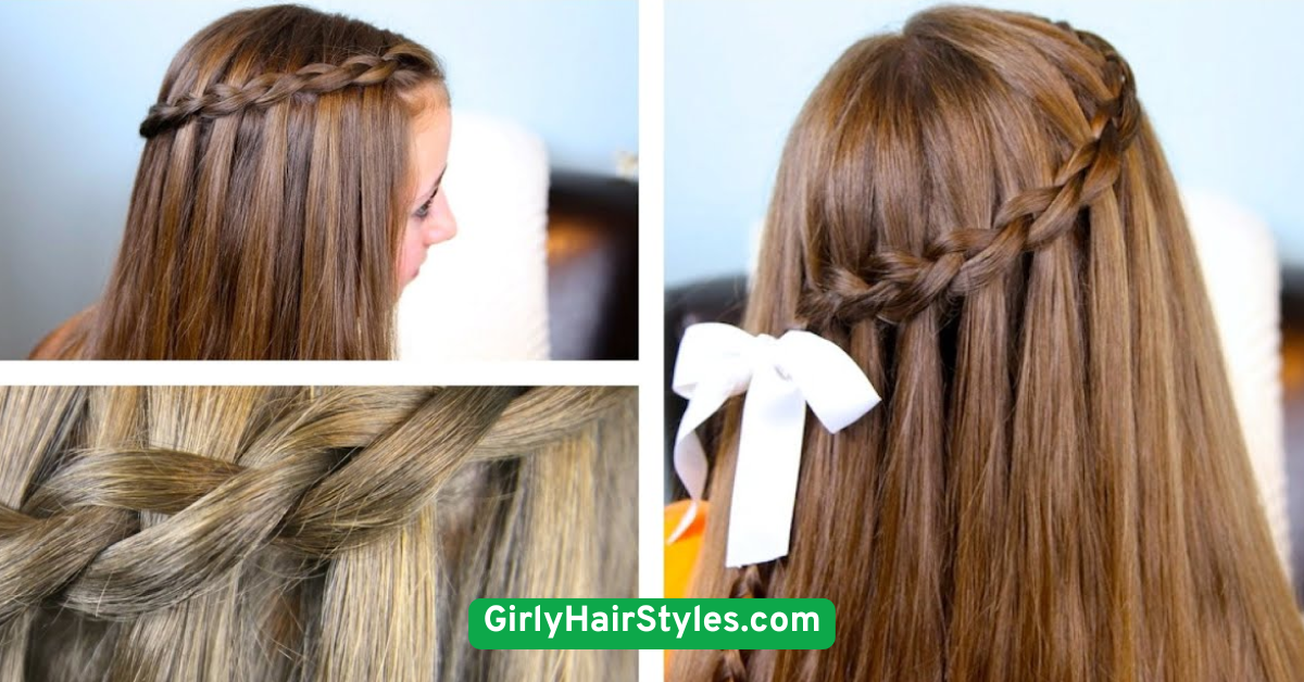 Waterfall Braid for a Delicate Finish