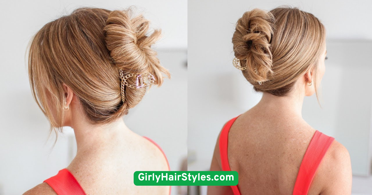 Claw Clip Twisted Updo
