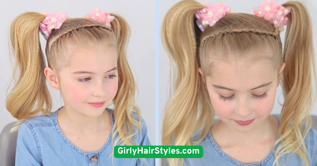 High Pigtails with Clips