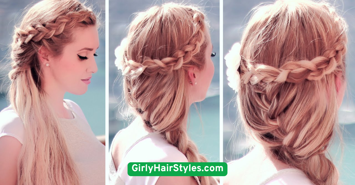 Boho-Inspired Braided Crown
