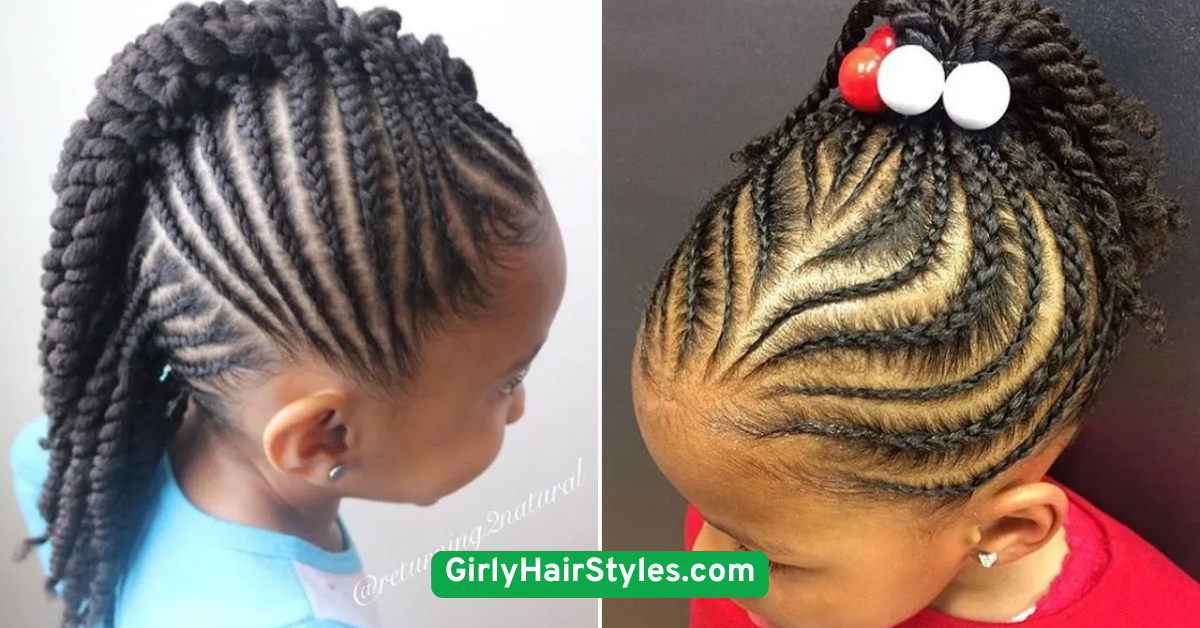 Simple Cornrows for Toddlers