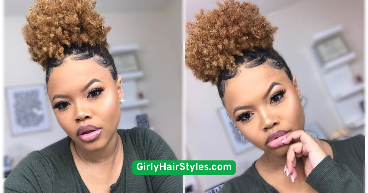 Curly Puff Ponytail