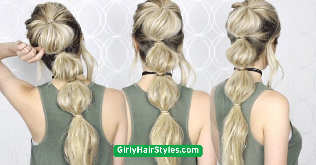 High Bubble Ponytail