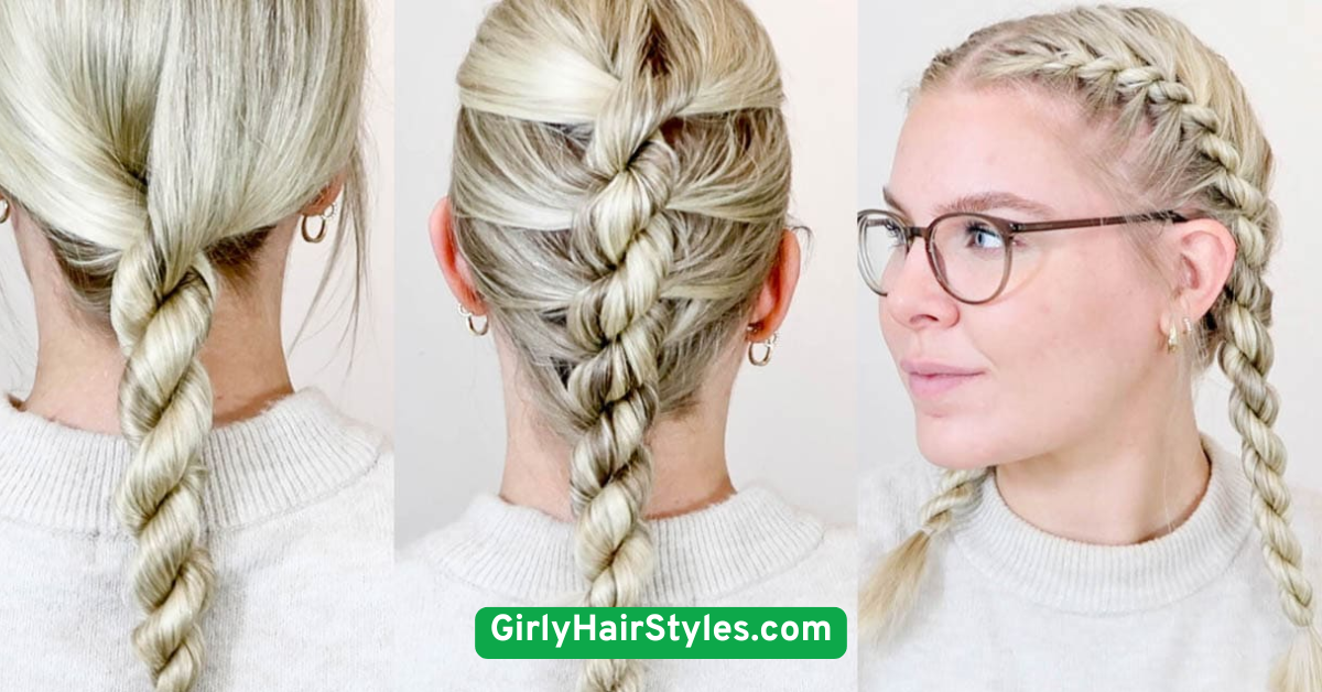 Rope Braided Pigtails