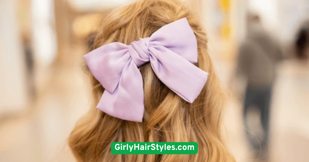 Soft Curls with Ribbon Accent