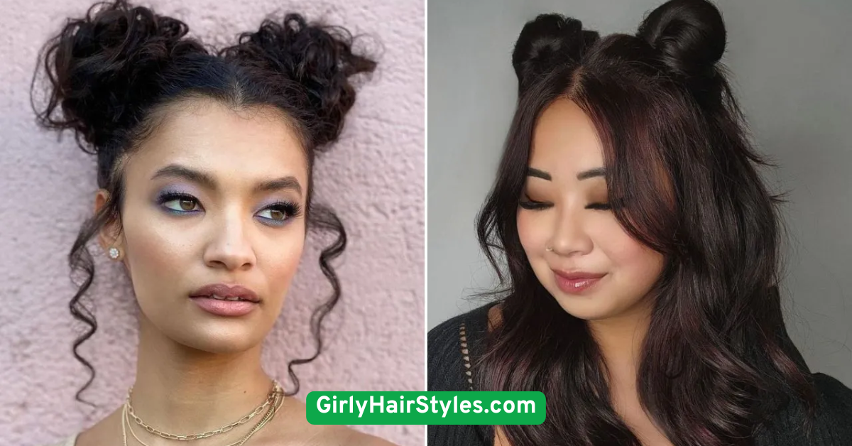 Half-Up Space Buns