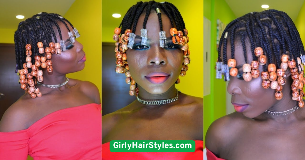 Mini Braids with Beads