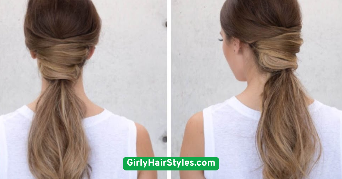 Criss-Cross Ponytail Sections