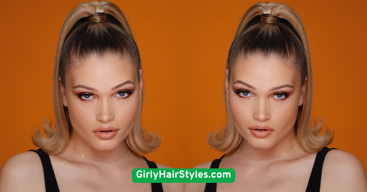 Flipped-Out Ends Ponytail