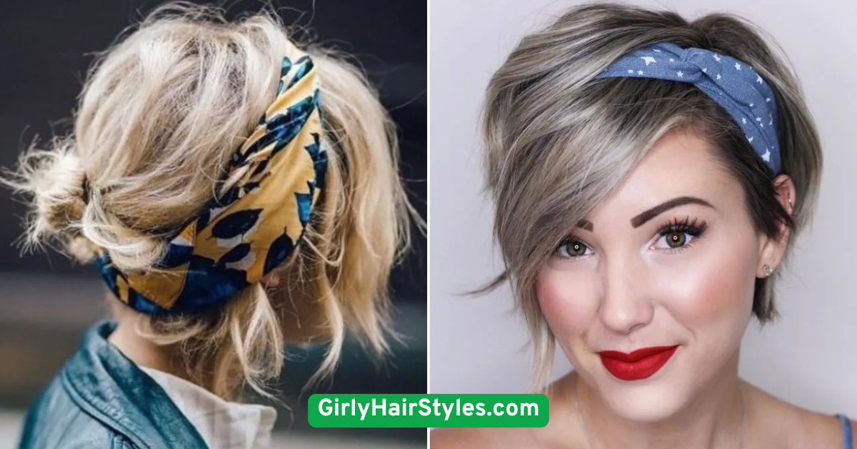 Short Hair Headband Look