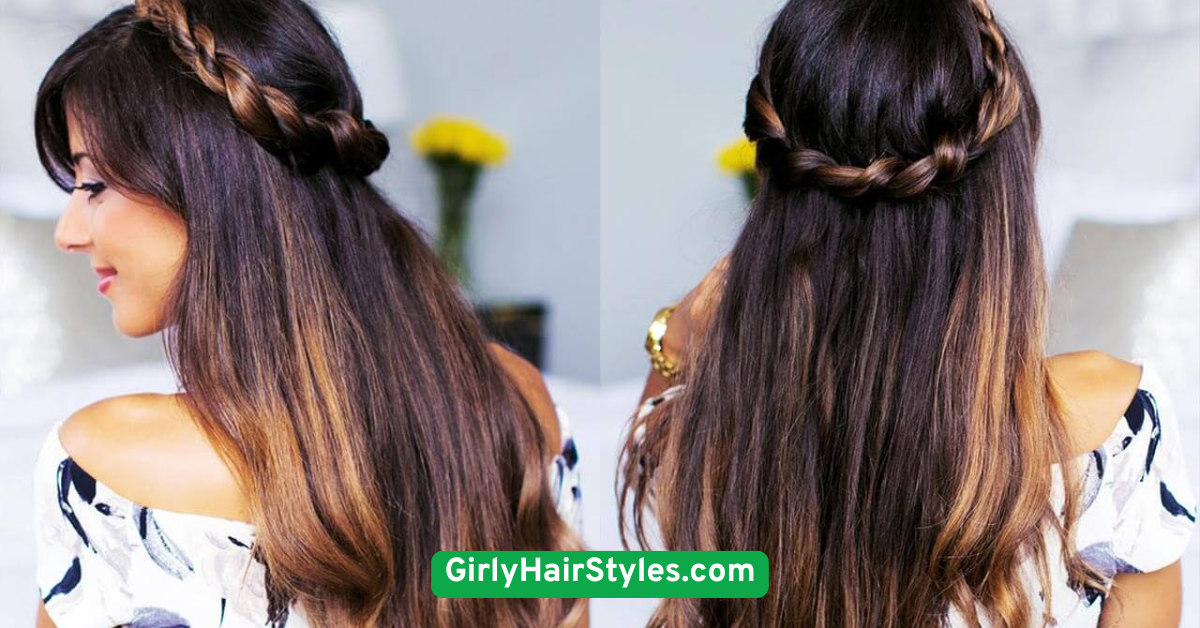 Twisted Half-Up Ponytail