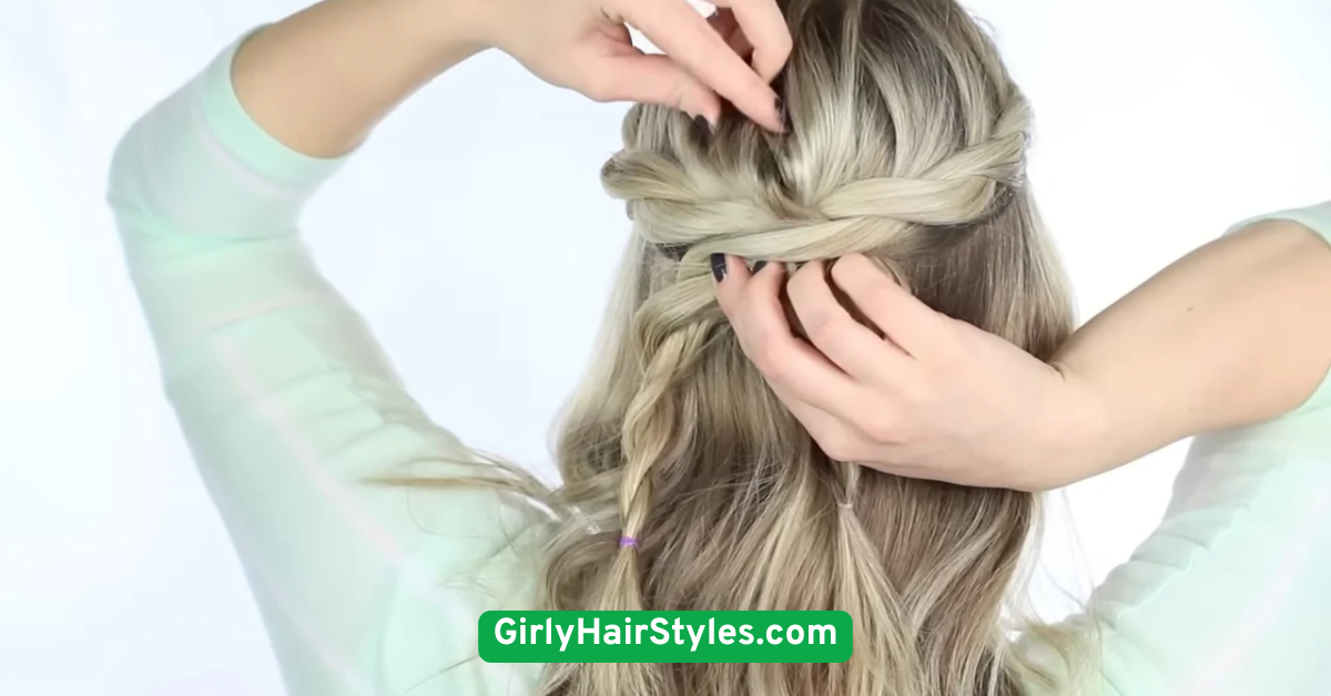 Half-Up Twisted Crown