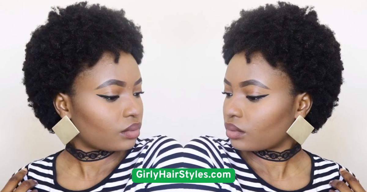 Natural Afro with Bow