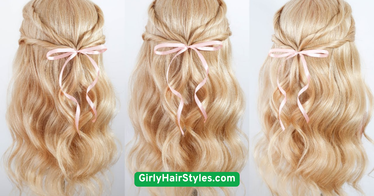 Twisted Half-Up with Bow