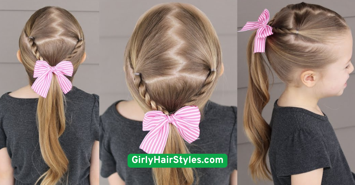 Zigzag Part Ponytails