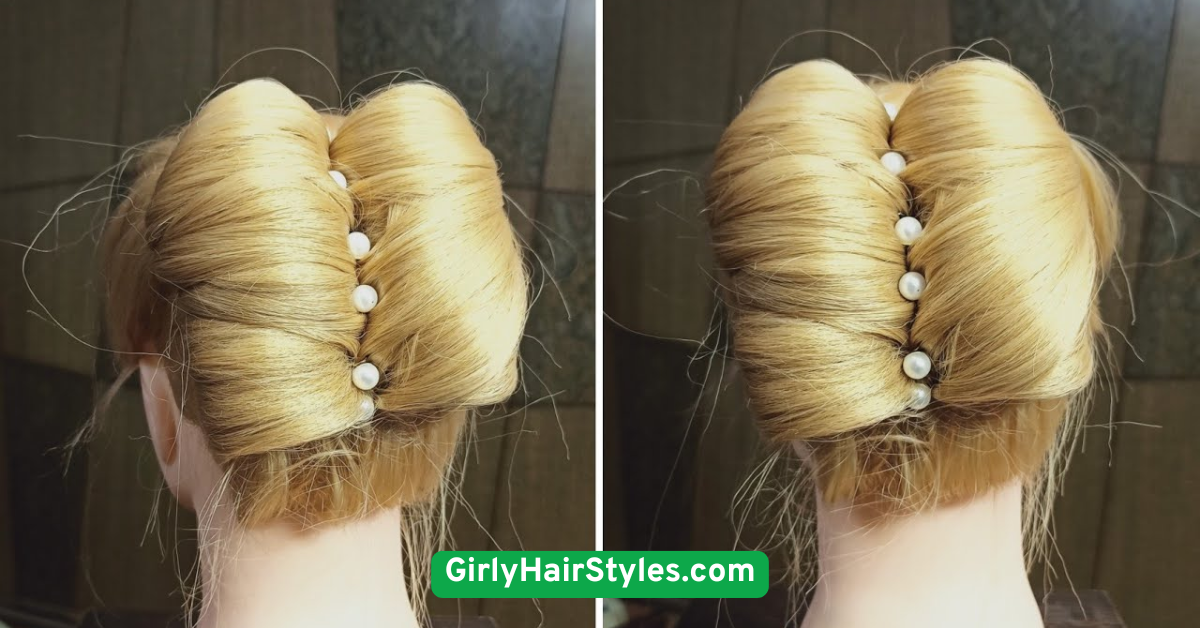 Double French Twist Buns