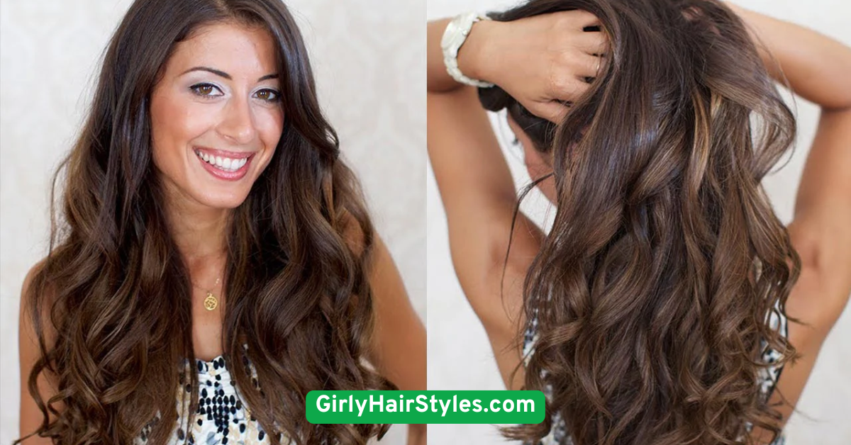 Loose Curls with Side Clip
