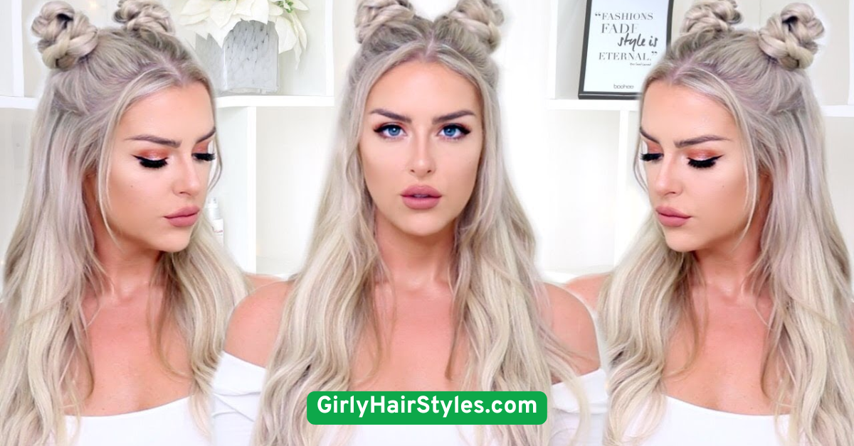 Half-Up Space Buns