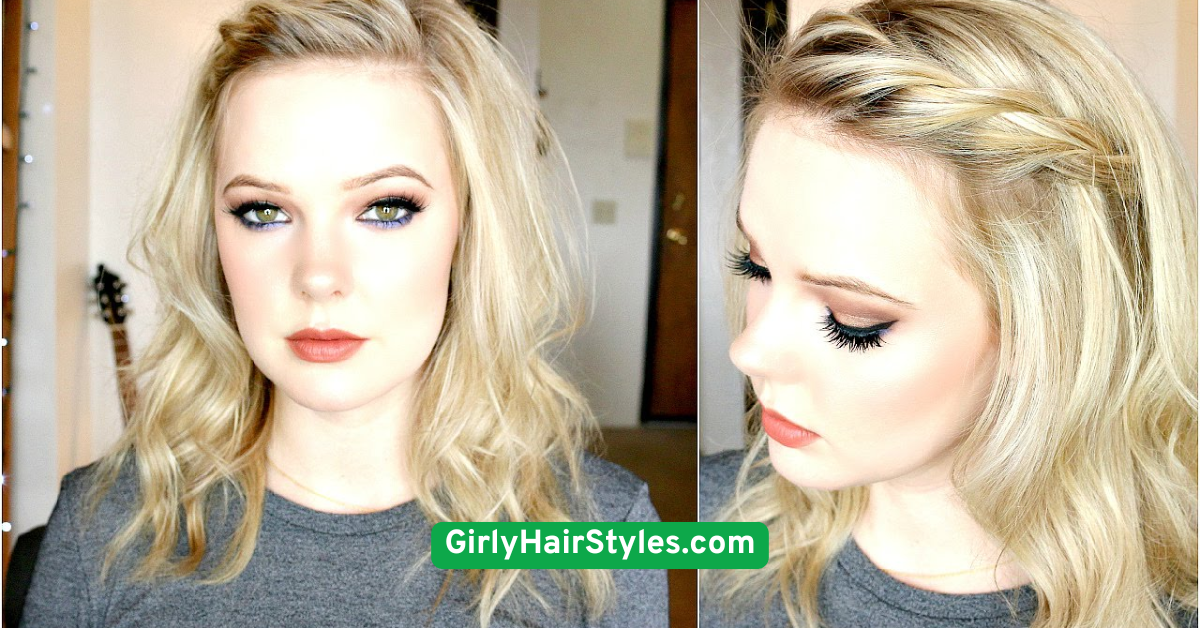 Twisted Fringe Updo