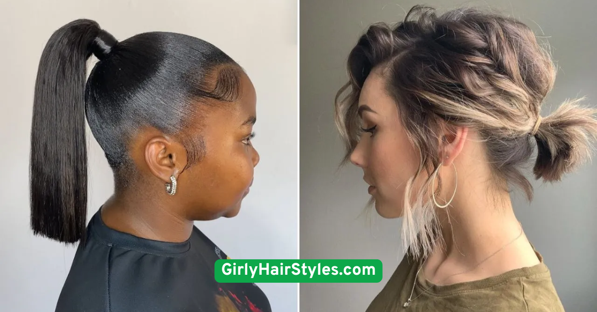 Short Hair Ponytail Styles