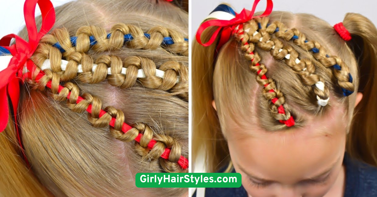 Braided Pigtails with Ribbons (Girls)