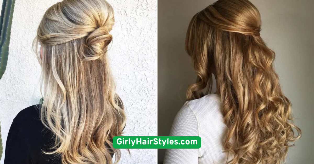 Half-Up Half-Down Top Knot
