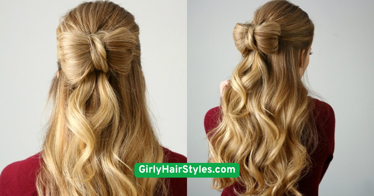 Half-Up Bow Bun
