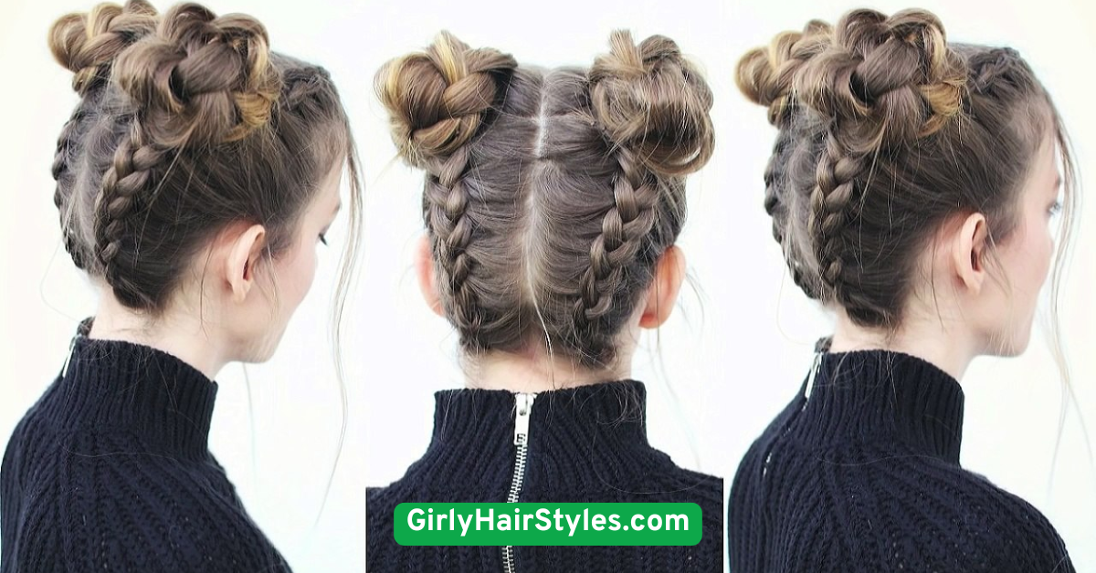 Half-Up Space Buns