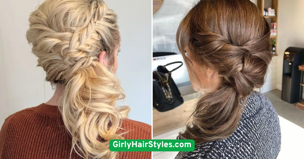 Side Ponytail with Clip