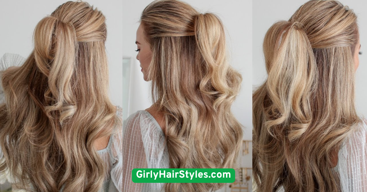 Half-Up Half-Down Hairstyles with Flair