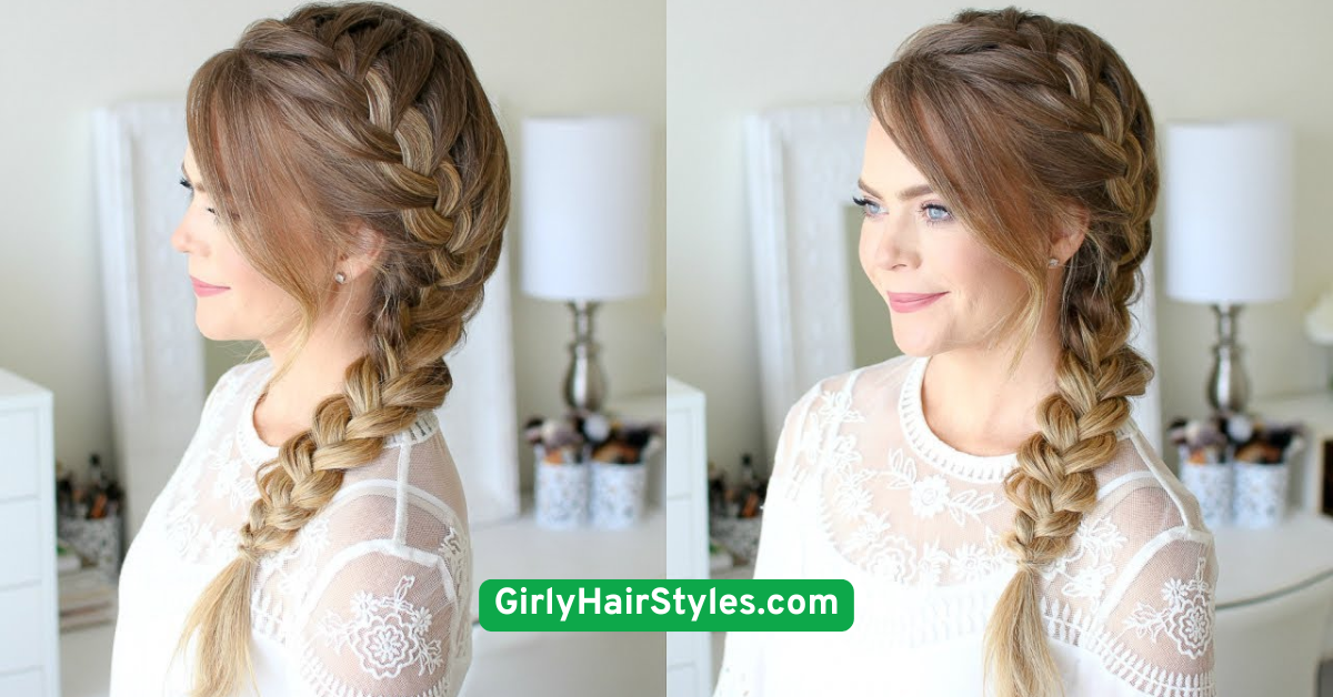 Side Braid with Clip-On Charm