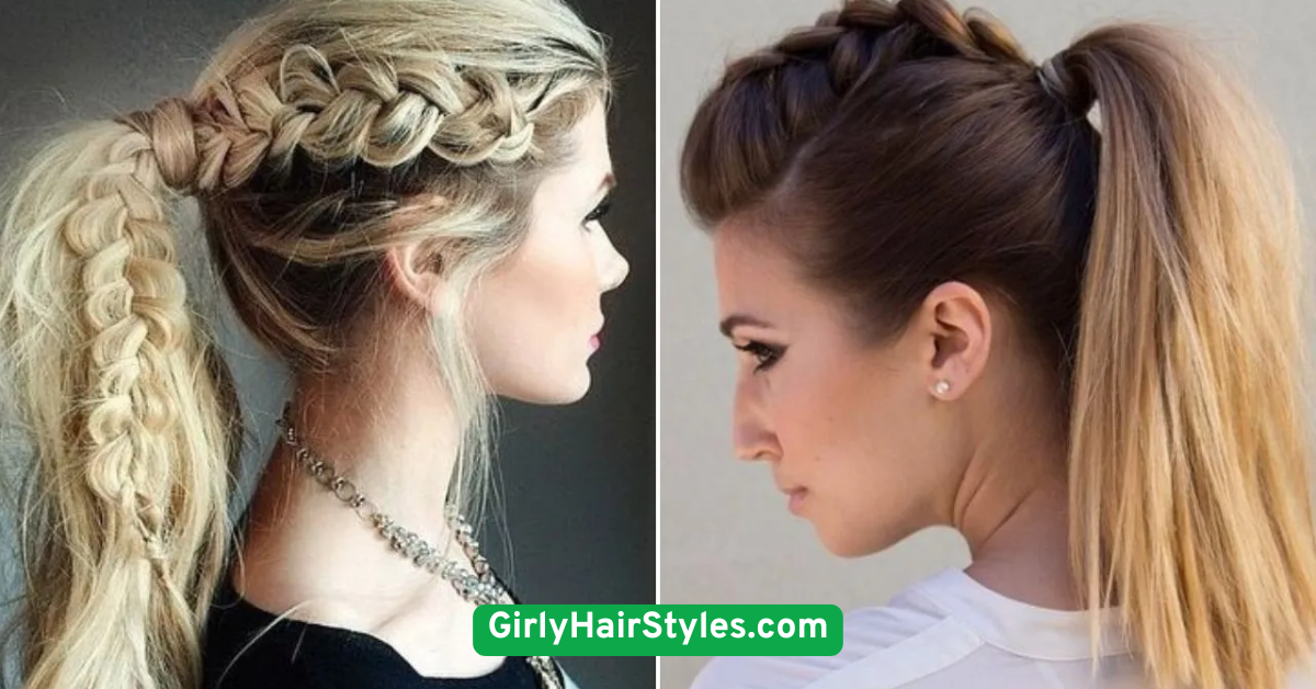 Sleek Braided High Ponytail