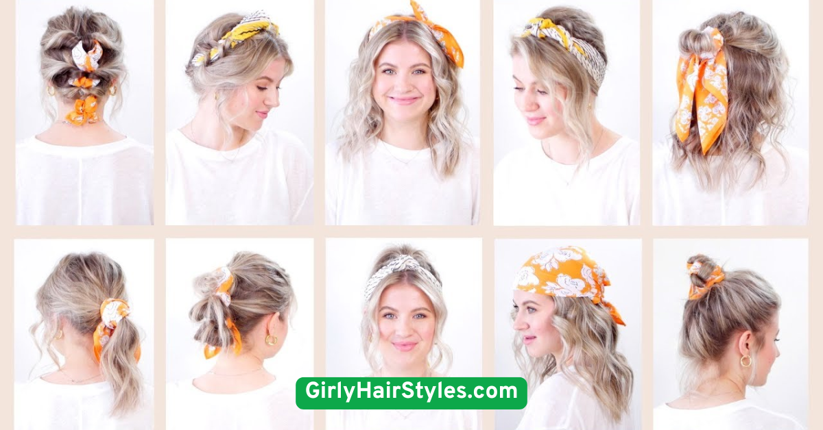 Top Knot with Bandana