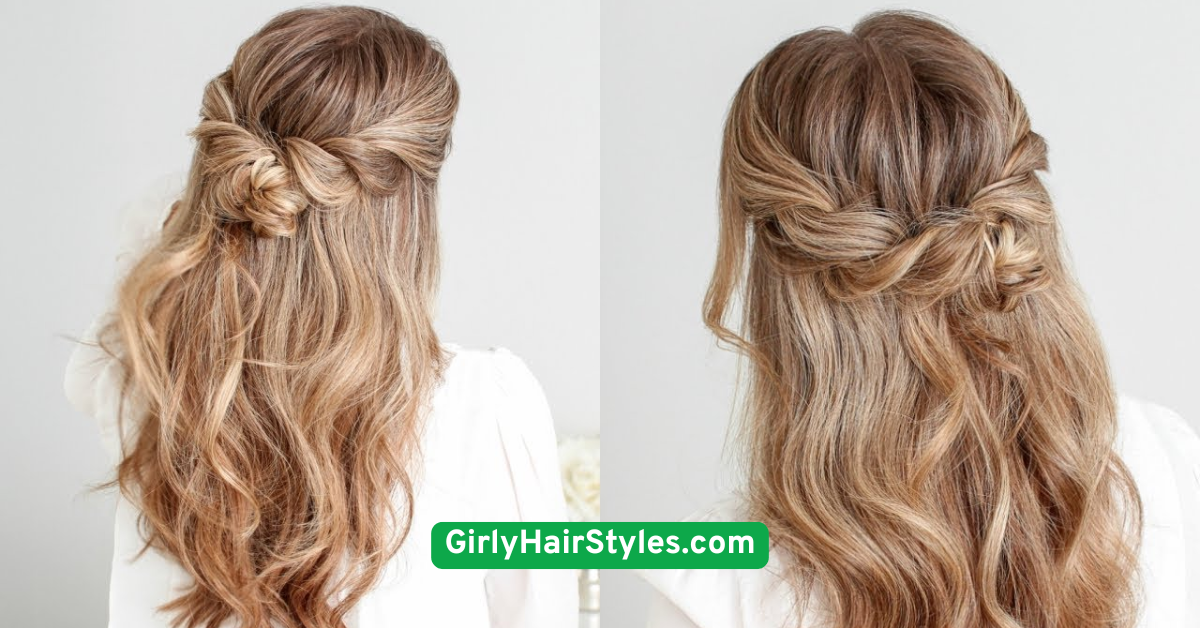 Twisted Half-Up Hairstyle