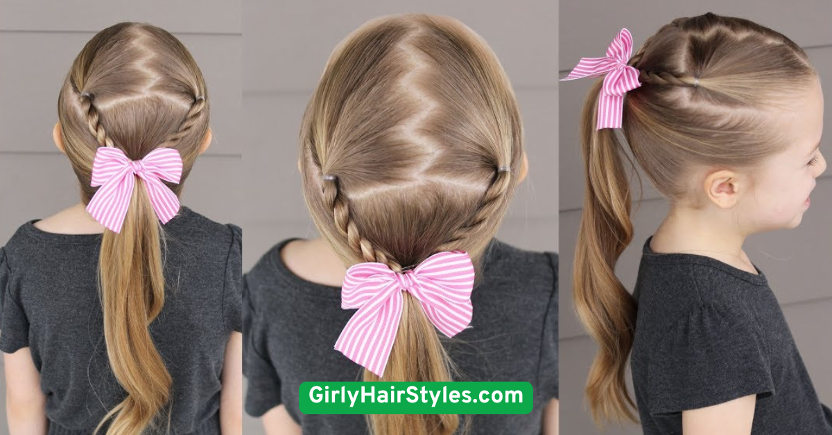 Zigzag Parted Pigtails