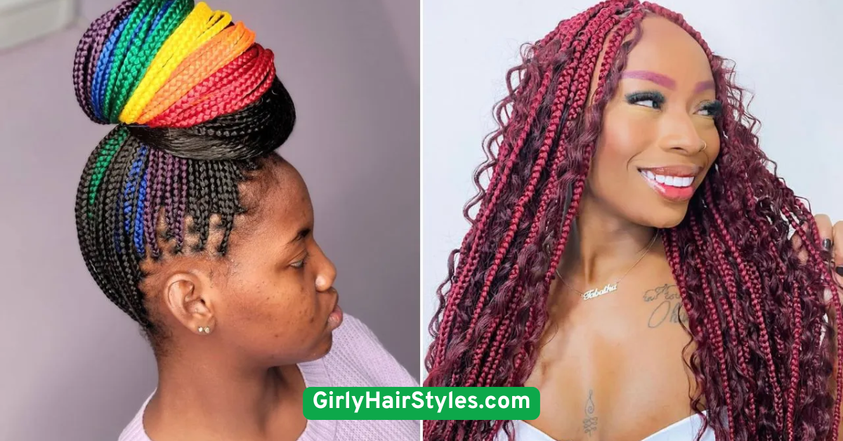 Colorful Beaded Braids