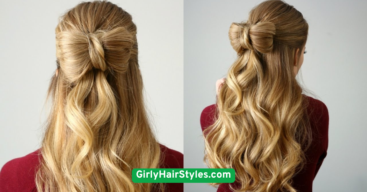 Half-Up Bow Style