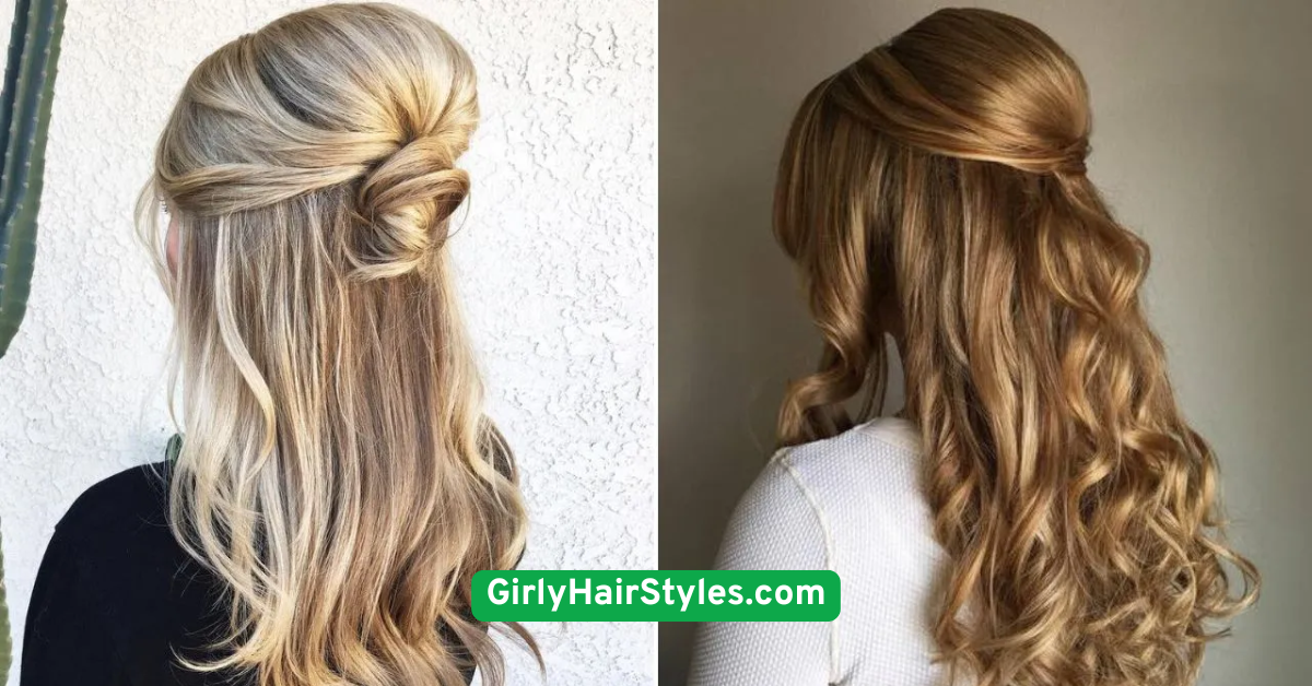 Half-Up Half-Down with Curls