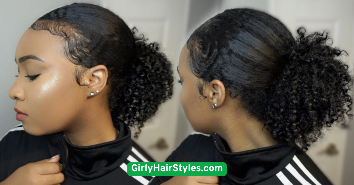 Curly Puff Ponytails