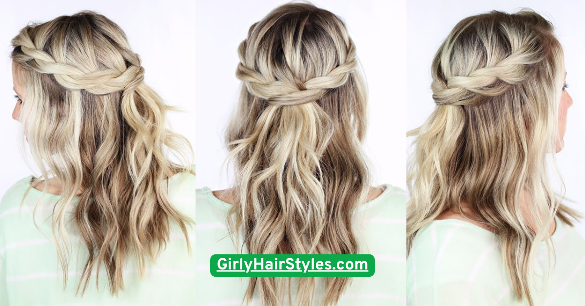 Crown Twist with Natural Waves